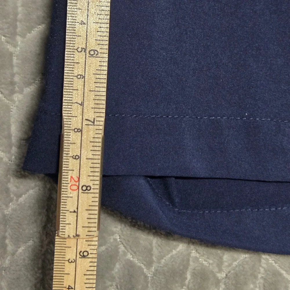 Columbia PFG Mens Navy Blue Performance‎ Fishing Cargo Shorts 36W 8L XM8501 EUC